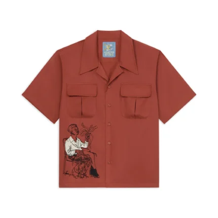 Kidsuper Technicolor Dreams Lycra Shirt [Burgundy]