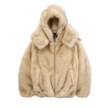 Kidsuper Fur Hoodie [Cream]