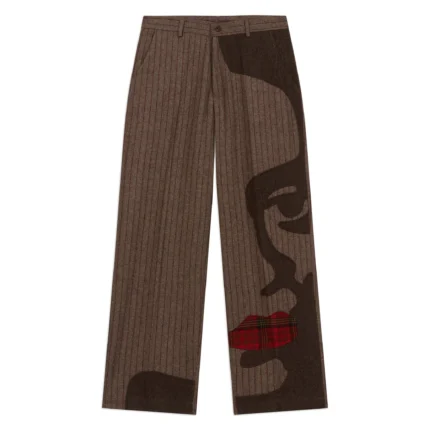 Kidsuper Patchwork Face Suit Bottom [Brown]