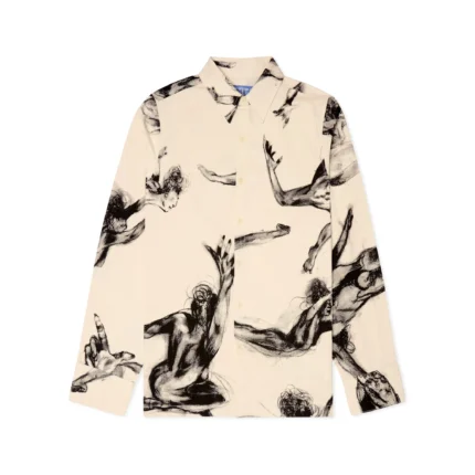 Kidsuper Trapeze Performer Button Up [Cream]