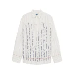 Kidsuper Paper Handwriting Overshirt [White]