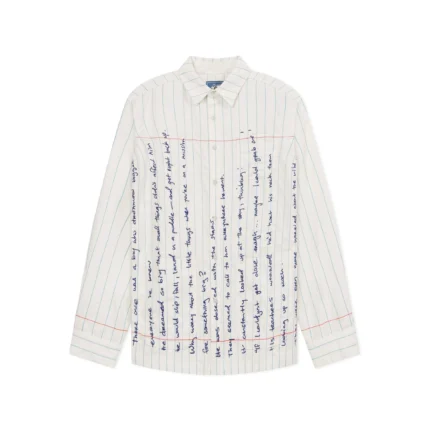 Kidsuper Paper Handwriting Overshirt [White]