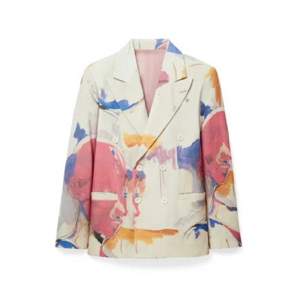 Kidsuper Painting Printed Suit Top [White]