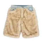 Kidsuper Fur Shorts [Cream]