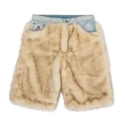 Kidsuper Fur Shorts [Cream]