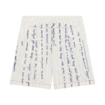 Kidsuper Paper Handwriting Pleated Shorts [Black]