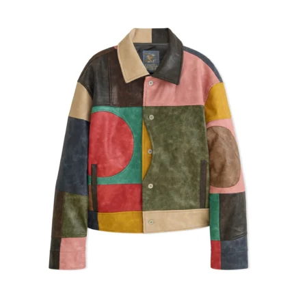 Kidsuper Patchwork Leather Jacket [Multi]