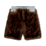 Kidsuper Fur Shorts [Brown]