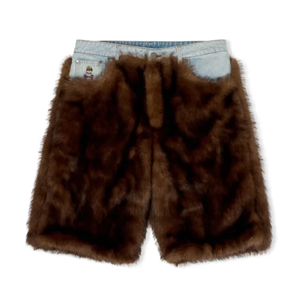 Kidsuper Fur Shorts [Brown]