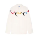 Kidsuper Embroidered Figures Button Up [White]