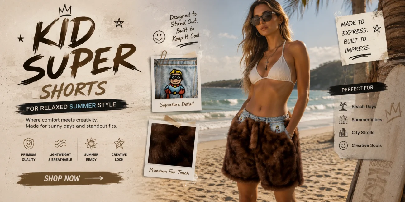 Kid Super Shorts for Relaxed Summer Style