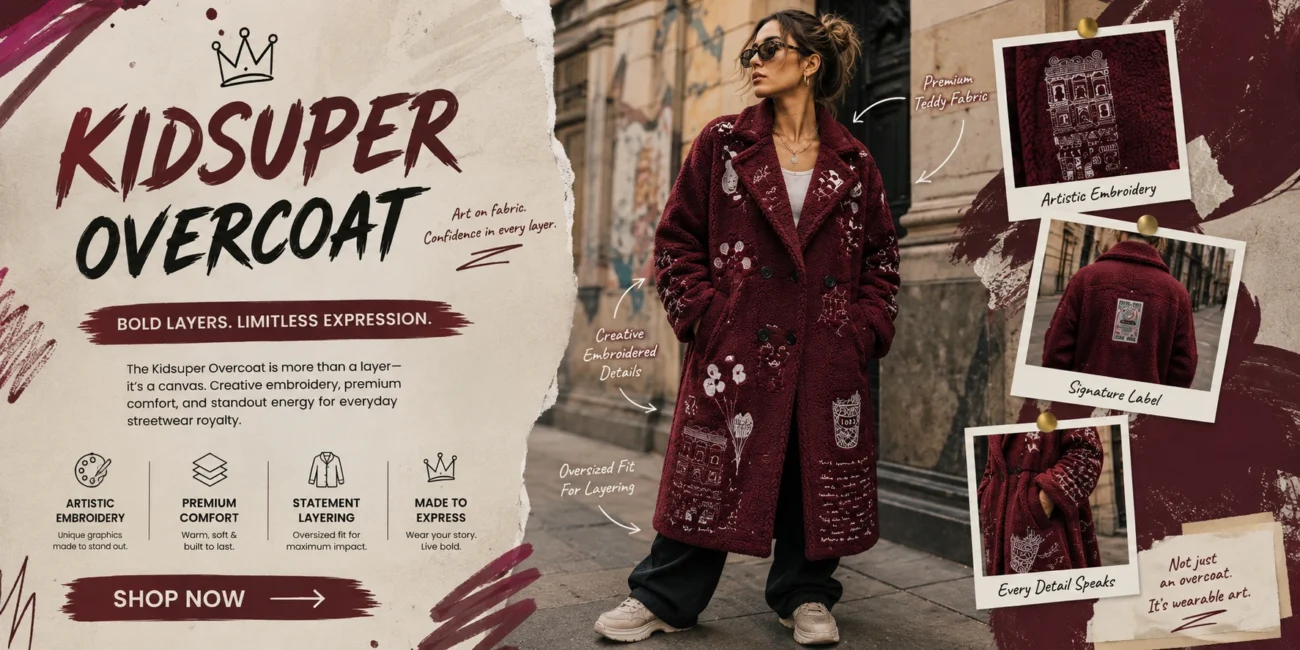 Kidsuper Overcoat Styles for Urban Layering