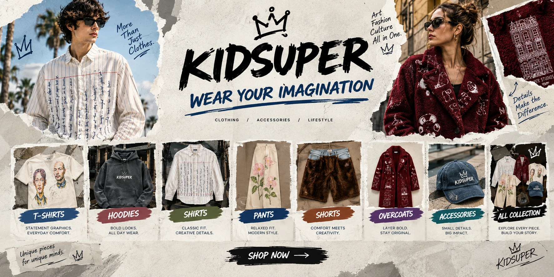 Kidsuper Clothing Trends for Creative Wardrobes