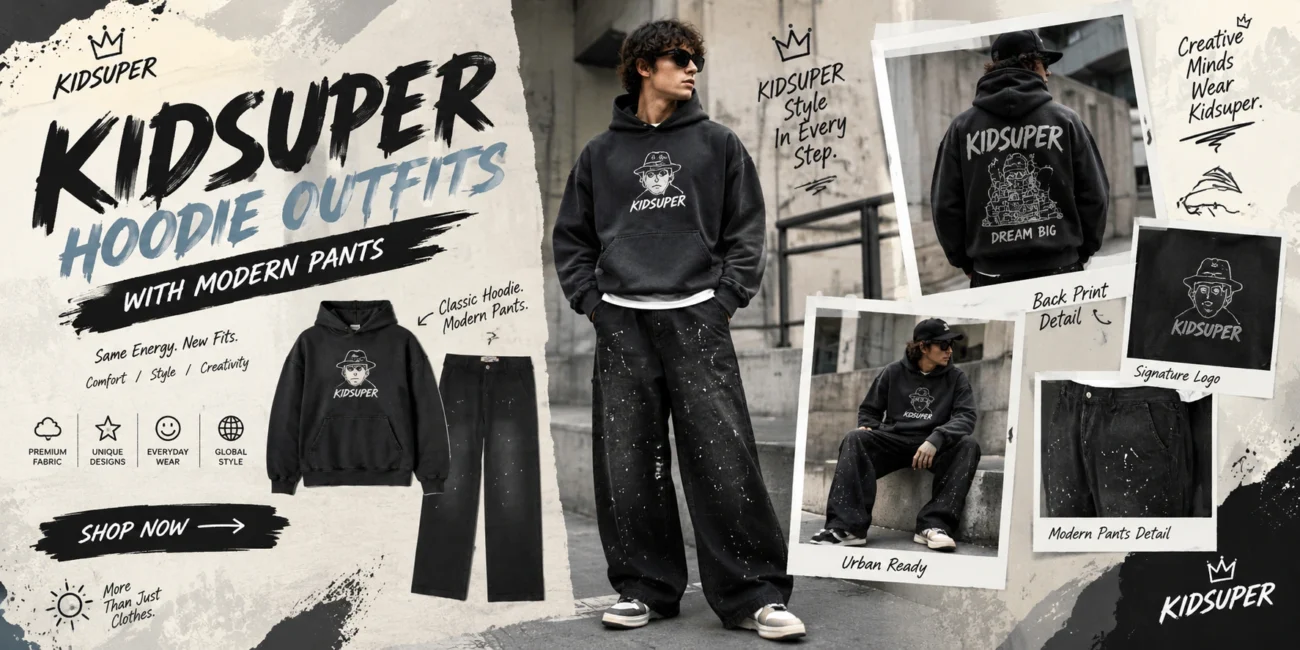 Kid Super Hoodie Outfits With Modern Pants