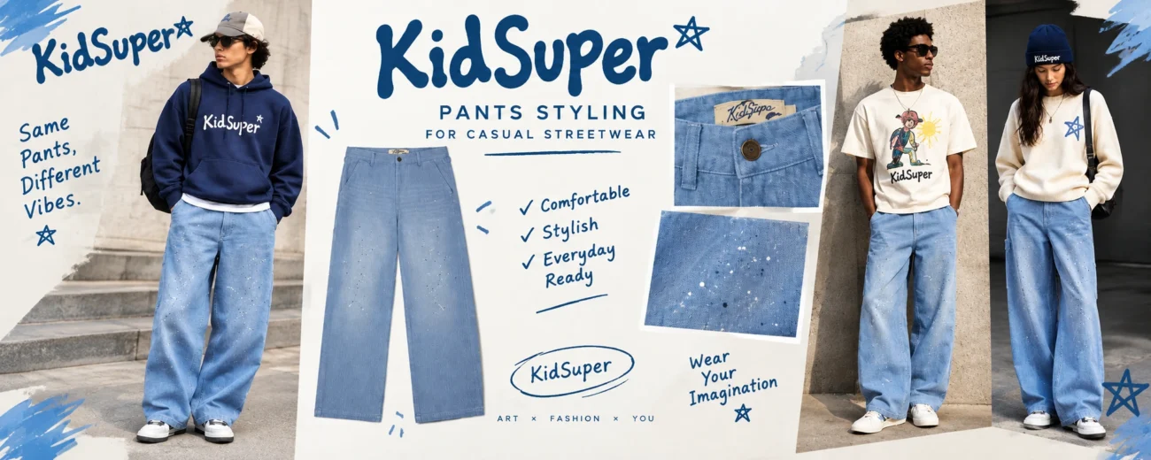 Kidsuper Pants Styling for Casual Streetwear
