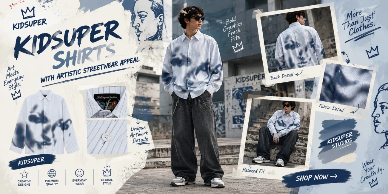 Kidsuper Shirts With Artistic Streetwear Appeal