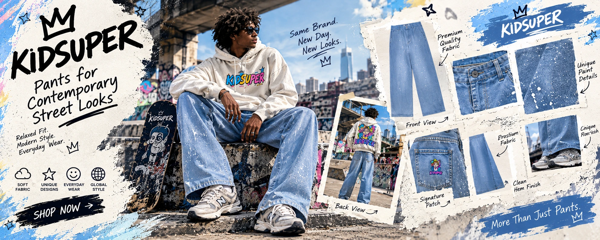 Kid Super Pants for Contemporary Street Looks